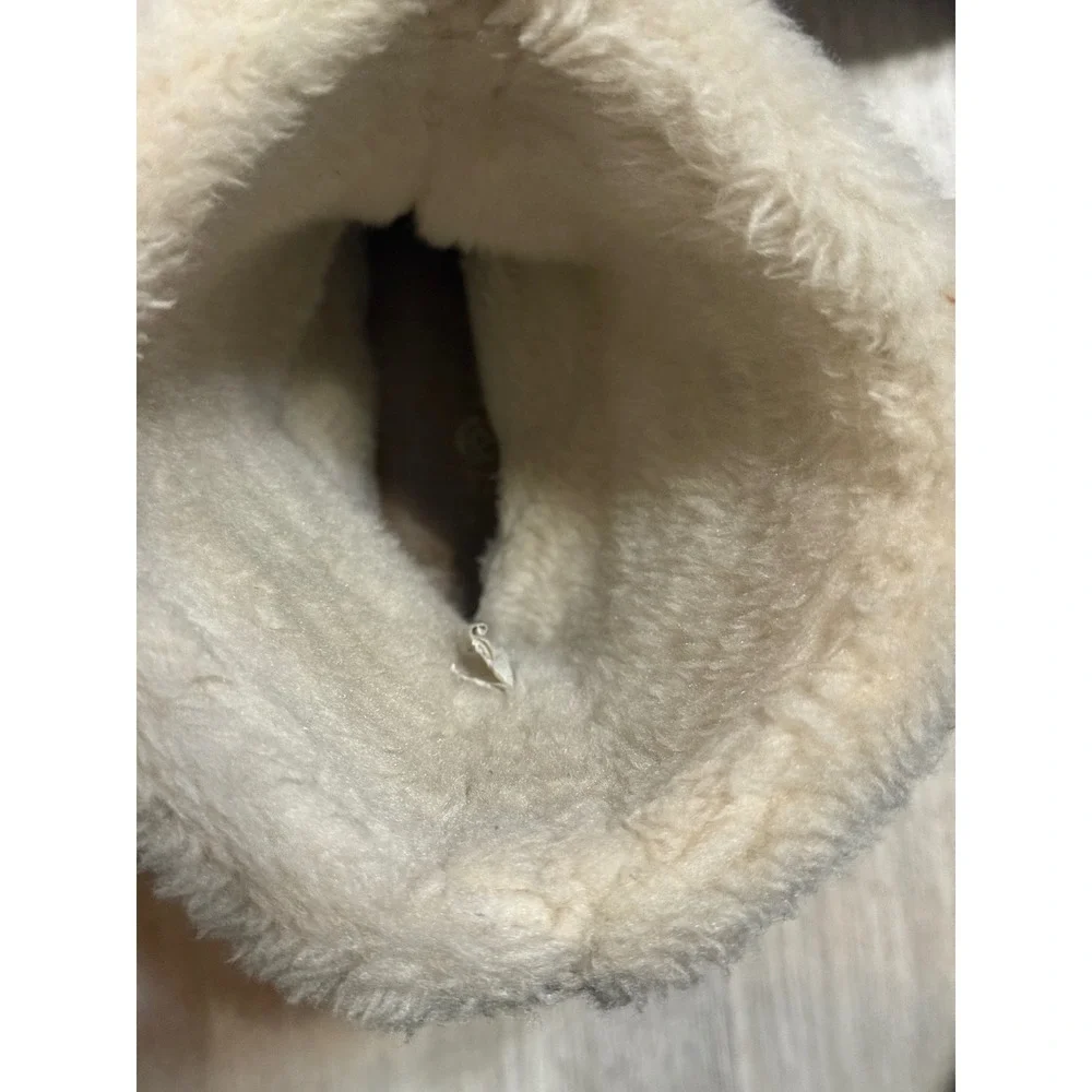 J-41 Valley Brown‎ Leather Waterproof Winter Boots Faux Fur Lining Womens 7.5